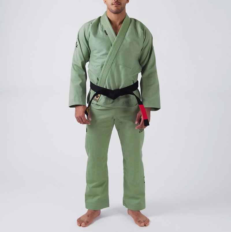 Kingz Pursue the Gentle Art Jiu Jitsu Gi - avocado